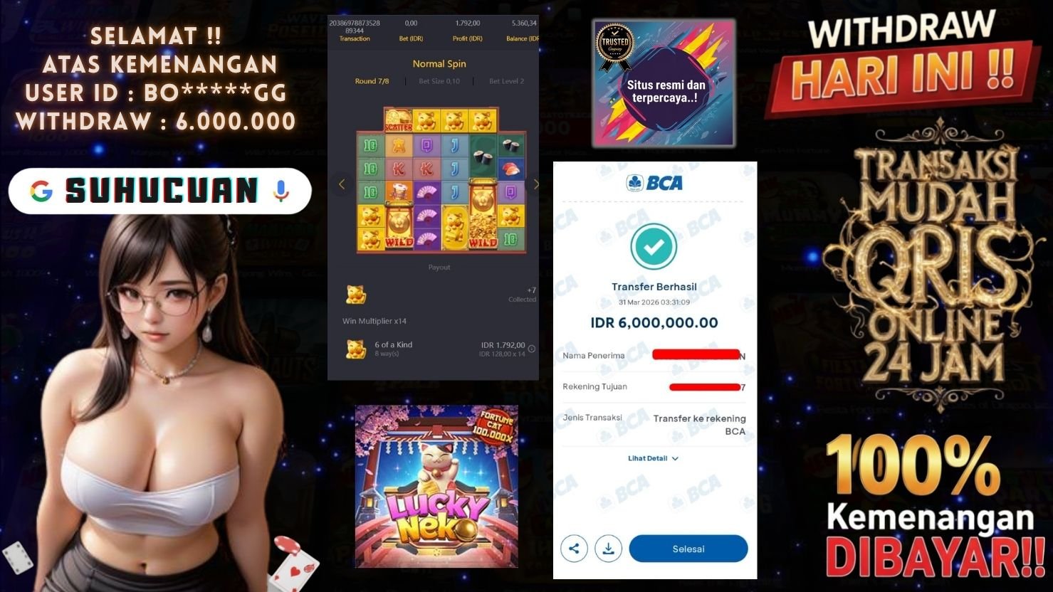 SUHUCUAN JACKPOT SLOT LUCKY NEKO